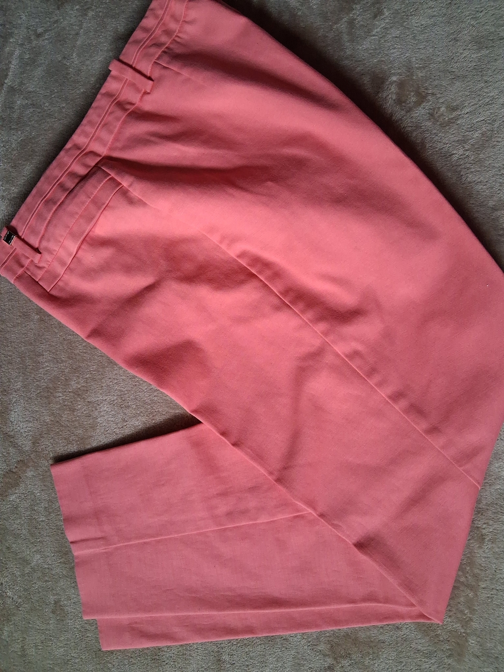 Calvin Klein Coral Pink Chinos - Women's Straight Leg Pants Size 10 Like new